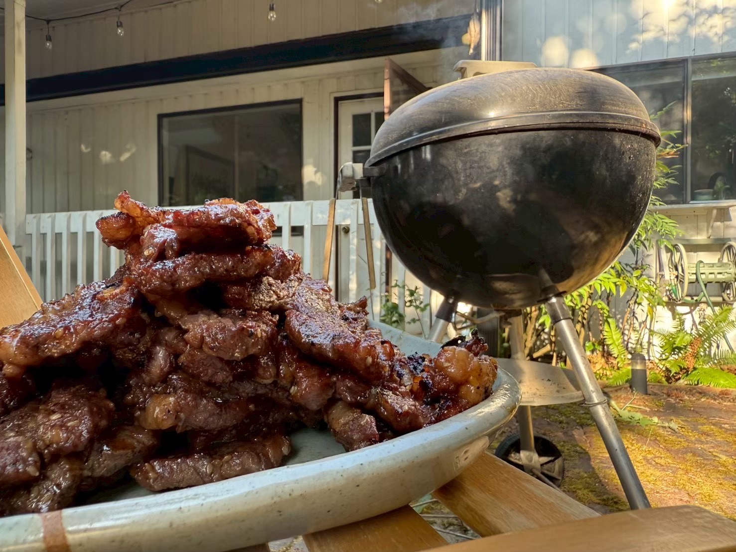 アメリカにあるBBQグリル