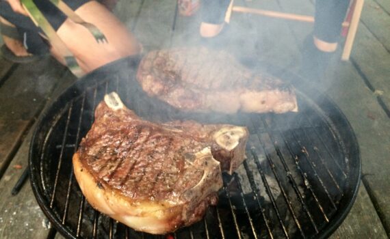 アメリカの日常的なBBQ